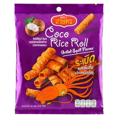 TH | Kaset | Coco Rice Rolls - Squid Flavor 40 g
