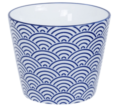 TOKYO DESIGN STUDIO Nippon Blau Tasse Welle 8,3*6,5 cm 180ml