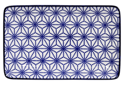 TOKYO DESIGN STUDIO Nippon Blue Plate Eckig Star 21*13,5 cm
