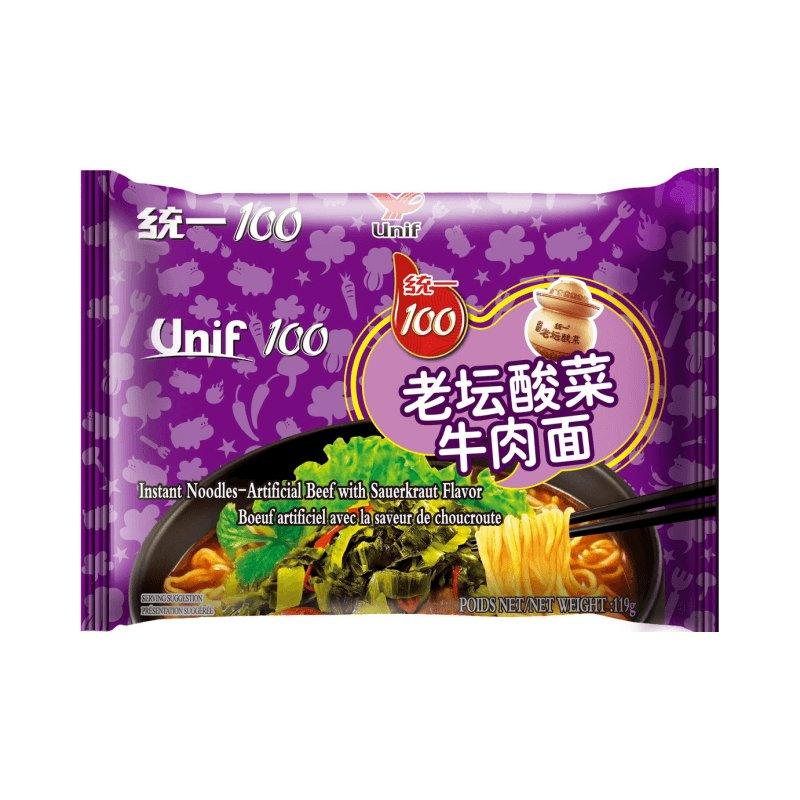 UNIF Instant Nudeln Rindfleisch mit Sauerkohl 119 g