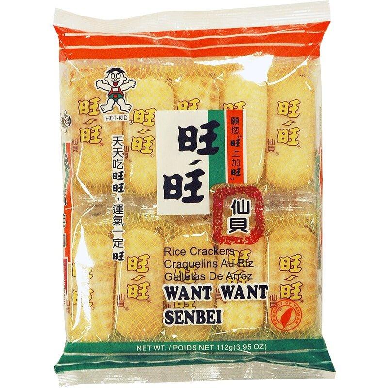 Want Want Salty Senbei Reiskracker 112 g
