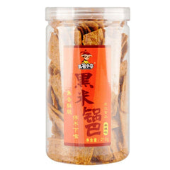 WUMINGXIAOZU Kruste mit Schwarzreis Knusrig Scharf 210g