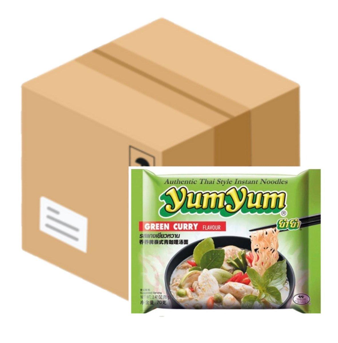 Yum Yum Instant Nudeln Grünes Curry 30 x 70 g  1 Karton