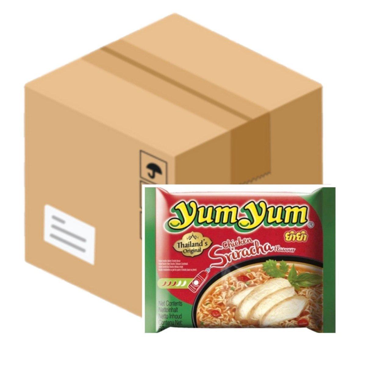 Yum Yum Instant Nudeln Huhn Sriracha 30 x 60 g  1 Karton