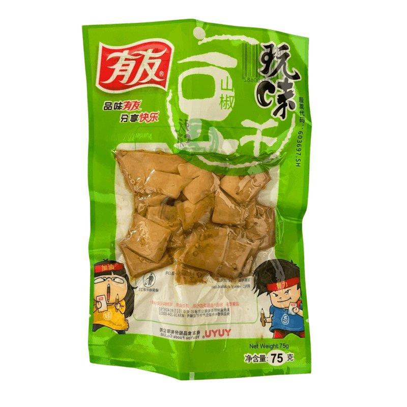 YuYu Tofu Snack, Japanese Pepper Flavor 75 g