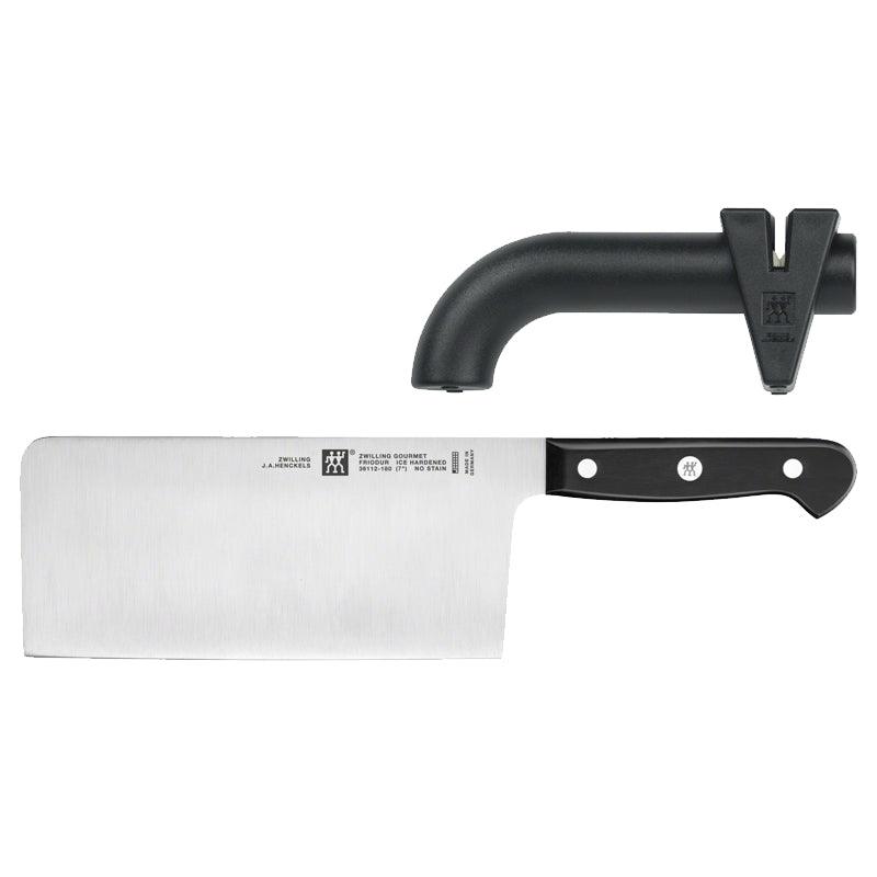 Zwilling Gourmet Serie Küchenmesser + Wetzstein 2-teiliges Set Made in Germany